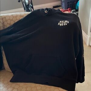 Palm Angels Black Sweatshirt with Logo